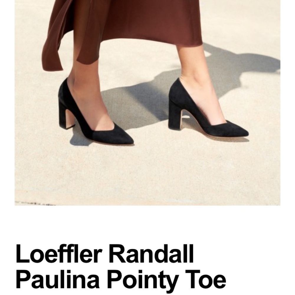 Loeffler Randall Paulina suede block heels